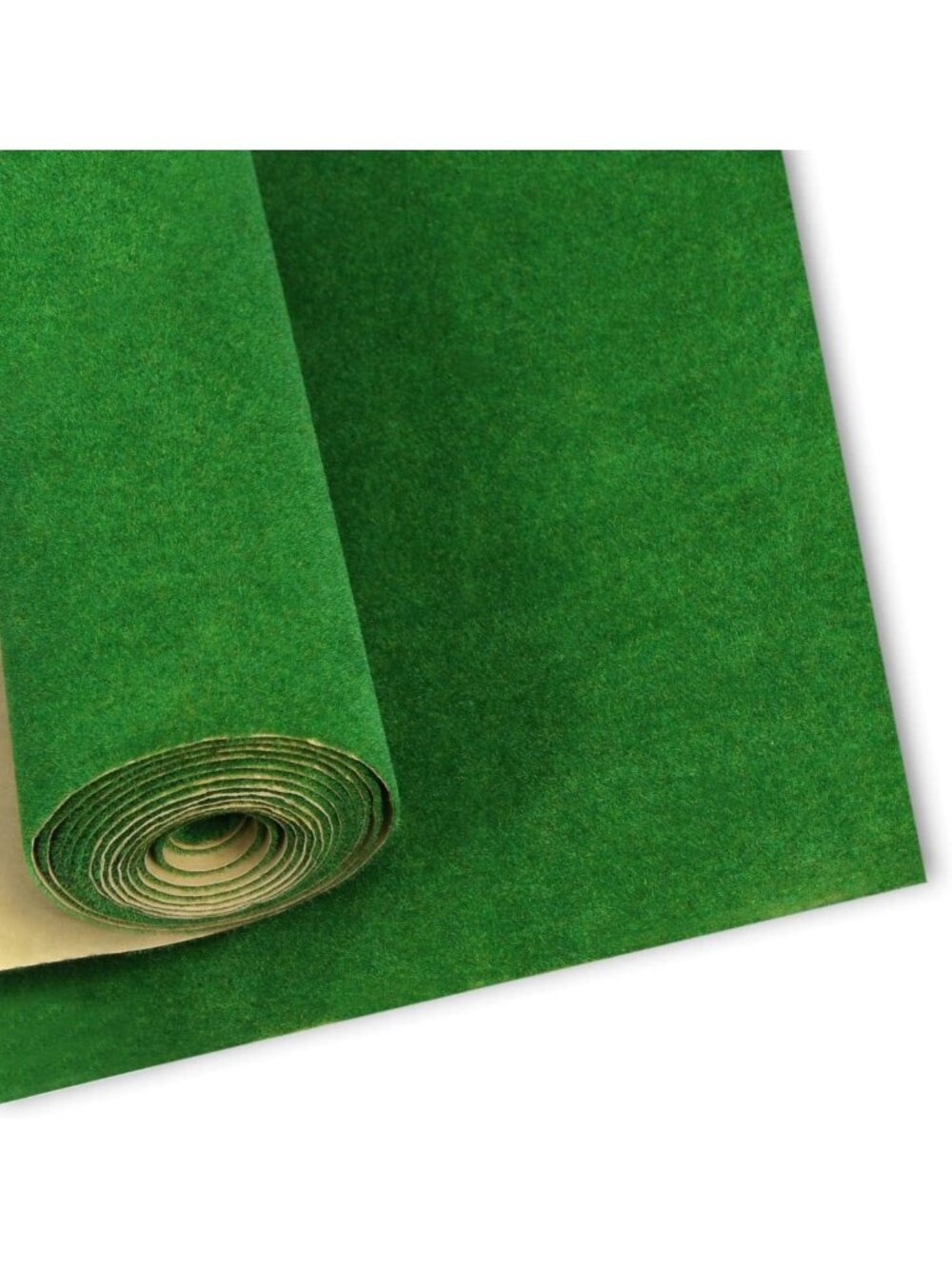 Dark Green Artificial Grass Mat 100x250cm - Perfect for DIY Decor & Model